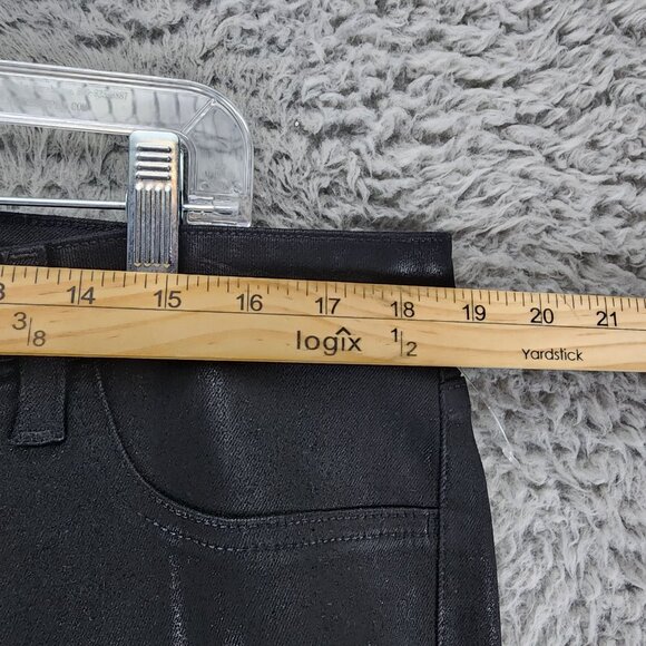 7 For All Mankind Pants Womens 18 Jen 7 Black High Rise Ankle Straight *NWT* - Picture 4 of 15